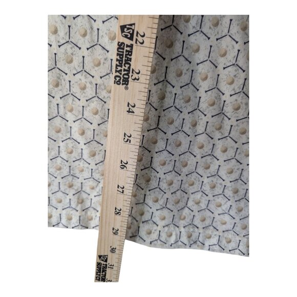 Grand Slam Mens XL Performance Golf Polo Shirt Golf Ball Print Blue Beige - Picture 11 of 11